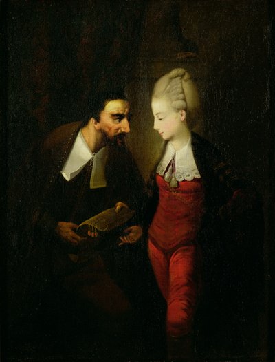 Portia and Shylock from 
